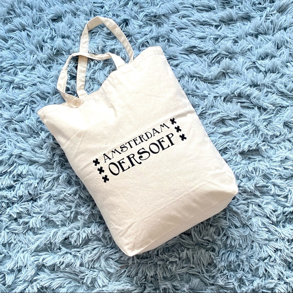 Amsterdam Oersoep Artist Collaboration Collectible Tote Mutated Frog Cotton